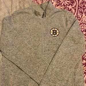 Boston Bruins zip up fleece